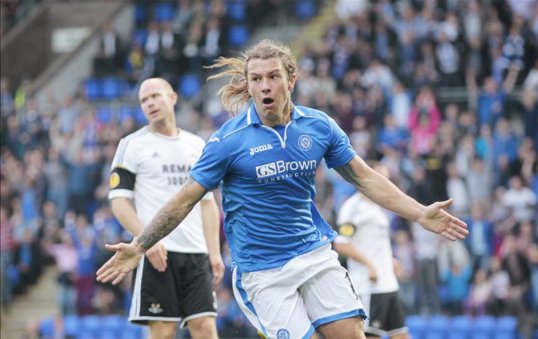 St Johnstone striker Stevie May, frozen out for much of last season at the club, is named in Billy Stark's Scotland U21 squad to face England later this month.