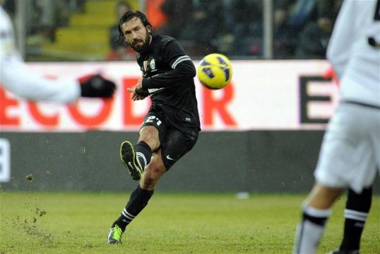 Juventus midfielder Andrea Pirlo has played down his side’s chances of winning the Champions League and said there are stronger teams in the competition.