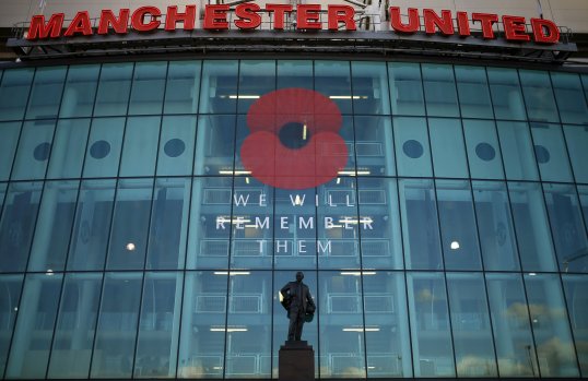 Manchester United have posted club record revenues for the first quarter of this financial year.