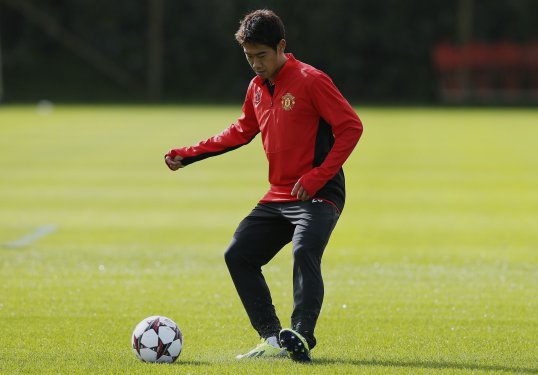 Shinji Kagawa will make his Manchester United comeback against Bayer Leverkusen on Tuesday night.