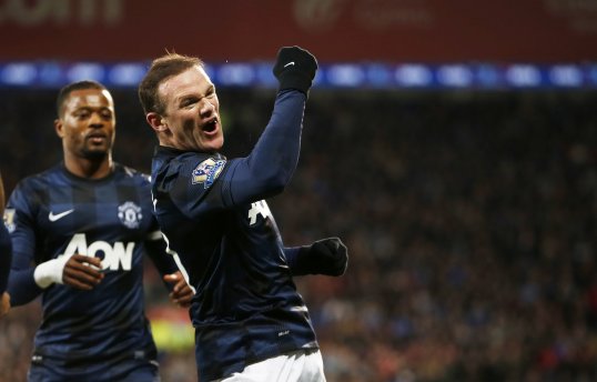 Wayne Rooney will lead the Manchester United line alone against Bayer Leverkusen in the absence of Robin van Persie, it has been confirmed.