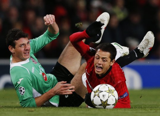 Manchester United suffered a rare defeat at home in this Champions League Group H game but it did not matter as they had already progressed to the next stage.