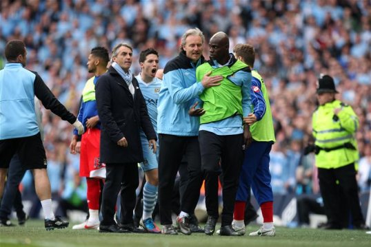 Manchester City manager Roberto Mancini is expected to answer questions tomorrow surrounding his clash with striker Mario Balotelli.