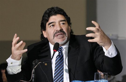 Diego Maradona has a 75% chance of taking over the manager's role at French side Montpellier this summer, according to his agent.