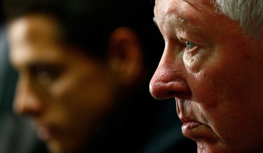 Manchester United are going for the jugular tonight - with Sir Alex Ferguson playing his strongest possible line-up.