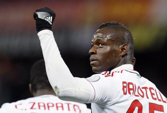 AC Milan striker Mario Balotelli has revealed how pleased he is with his start at the Italian club after moving to Serie A in January.