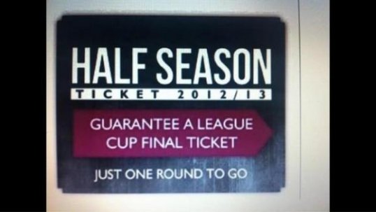 Aston Villa’s marketing department scored an own-goal as guaranteed Wembley ticket ploy proved a greater flop than Paul Lambert’s team
