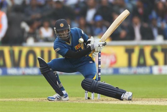 Sri Lanka captain Angelo Mathews brought up his half-century before being dismissed as India took firm control of their Champions Trophy semi-final at Sophia Gardens.