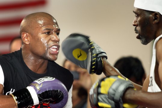 Undefeated welterweight champion Floyd Mayweather Jr has admitted that he is considering reintroducing his father Floyd Mayweather Sr into his camp after his uncle Roger was taken ill.