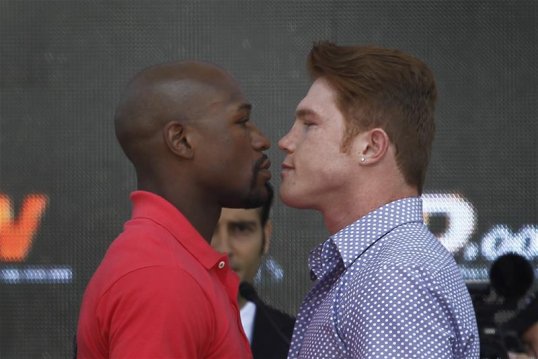 Floyd Mayweather has told his next opponent Saul Alvarez that he is the best ahead of their fight in September.