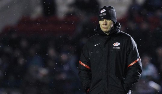 Saracens director of rugby Mark McCall has praised the England players in his squad after the side beat Harlequins 27-12 in the Premiership on Sunday.