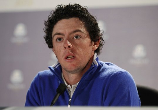 Rory McIlroy has played down talks that he is the leader of the European Ryder Cup team despite the Americans labelling him as the one to beat.