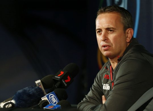 England coach Steve McNamara cut short a press conference on Friday.