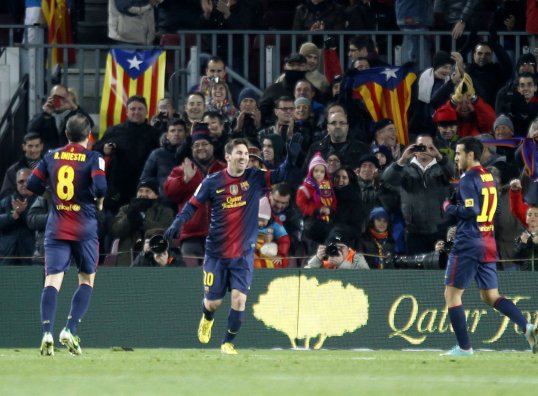 Barcelona striker Lionel Messi is now just one goal away from equalling Gerd Müller's record of scoring the most goals in a calendar year.
