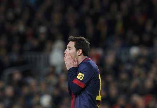 Lionel Messi missed Barcelona’s training session on Wednesday due to a fever.