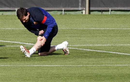 Barcelona forward Lionel Messi is not in the starting XI for his side’s crucial Champions League semi-final second leg against Bayern Munich this evening.