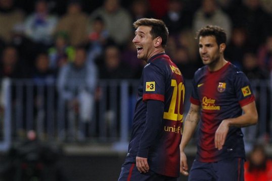 Barcelona midfielder Cesc Fàbregas has backed his team-mate Lionel Messi to silence critics in the Madrid media when his side meet rivals Real Madrid in the second leg of the Copa del Rey on Tuesday.