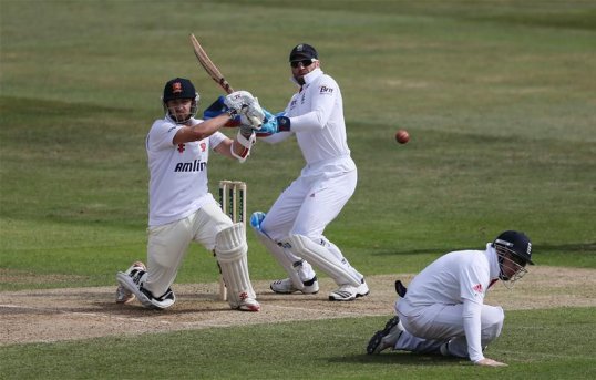 Essex opener Jaik Mickleburgh pleaded his case for regular first team selection with a half century to go with his first innings of 90 in an Ashes warm up against England XI at Chelmsford.