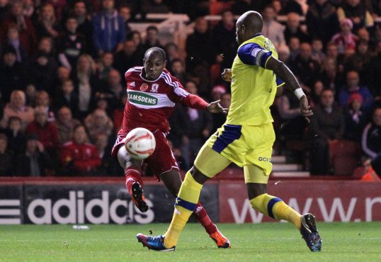 Middlesbrough came through as comfortable winners in the Football League match.