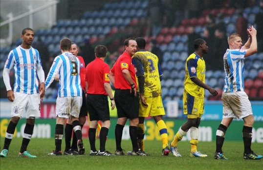 Championship referee Mick Russell is under investigation after showing Sheffield Wednesday’s Jeremy Helan two yellow cards but not sending him off.