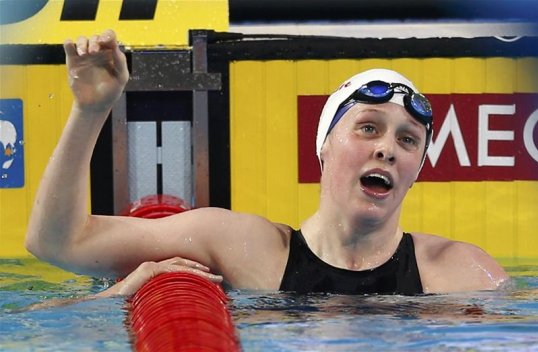 British swimmer Hannah Miley tasted victory as she won the 400 metres individual medley at the International Swim Meet in Leeds on Friday night.