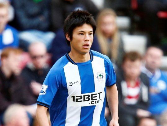 Wigan Athletic winger Ryo Miyaichi has been called up by the Japan nation team.