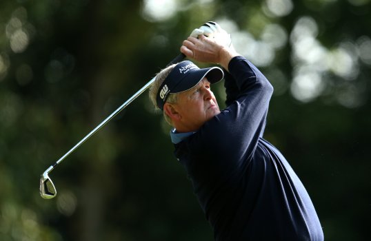 Colin Montgomerie will not play in this year’s Open Championship after a second-round 76 left him three-over par in local final qualifying.