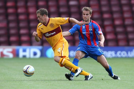 Inverness were comprehensively outplayed by the visitors Motherwell.