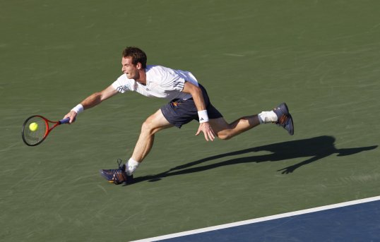 Defending champion Andy Murray has reached the semi-finals of the Japan Open, beating Stanislas Wawrinka in three sets.
