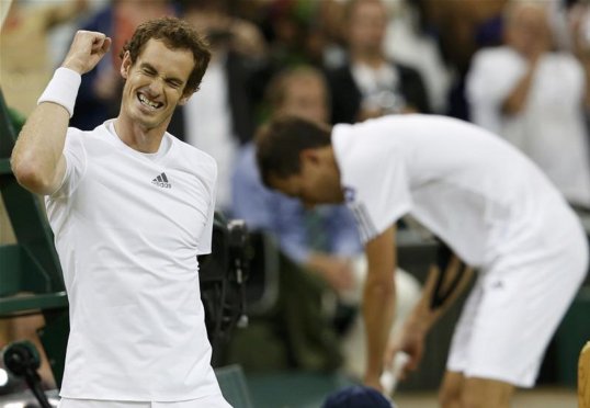 Andy Murray's semi-final victory at Wimbledon has become the most-watched TV moment of the year so far.