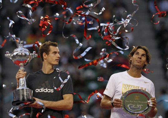 Former world number one Rafael Nadal has heaped praise on US Open champion Andy Murray.