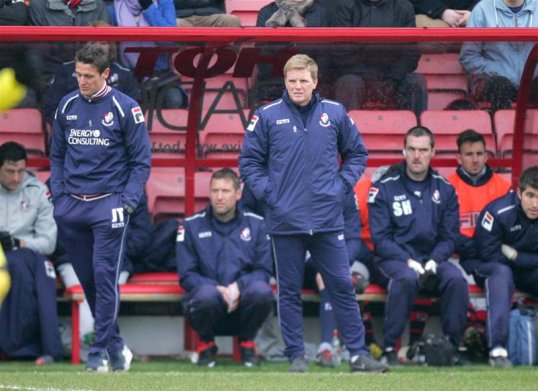 Bournemouth manager Eddie Howe said his team were still outsiders for promotion despite being second in League One.