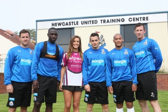 Newcastle United are one of the first clubs to give their backing to TV presenter Charlie Webster who will be undertaking a huge physical challenge to raise money and awareness for Women’s Aid.
