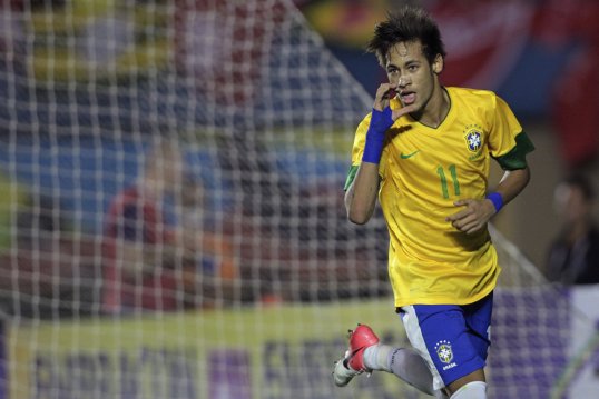 Brazilian megastar Neymar has copied Lionel Messi in having his own logo created for marketing purposes.
