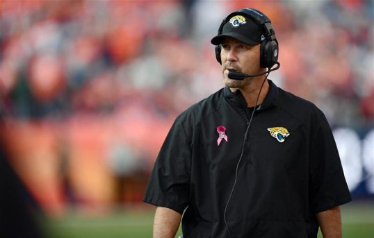 Jacksonville Jaguars coach Gus Bradley praised the Wembley crowd for getting behind his team despite losing heavily to the San Francisco 49ers.