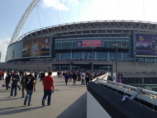 Game Day is finally here for the International Series and it is party time at Wembley Stadium.