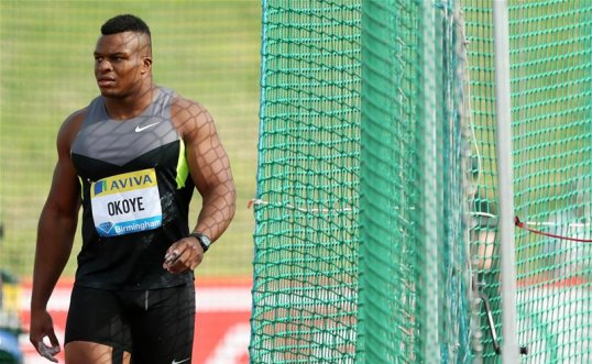 Lawrence Okoye is enjoying his introduction to American Football at the San Francisco 49ers pre-season training camp.