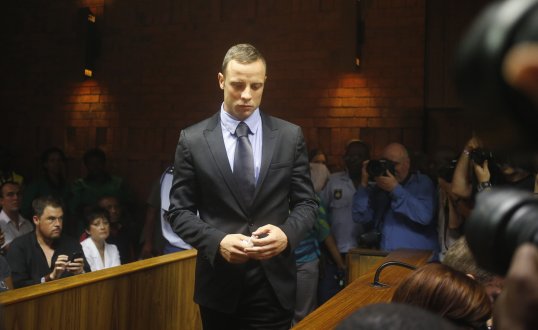 Sportswear manufacturer Nike has suspended its sponsorship of Paralympian Oscar Pistorius following his murder charge.