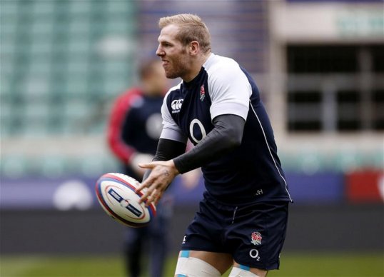 England number eight James Haskell has revealed that no one in the squad is even mentioning the prospect of achieving the grand slam in the Six Nations.