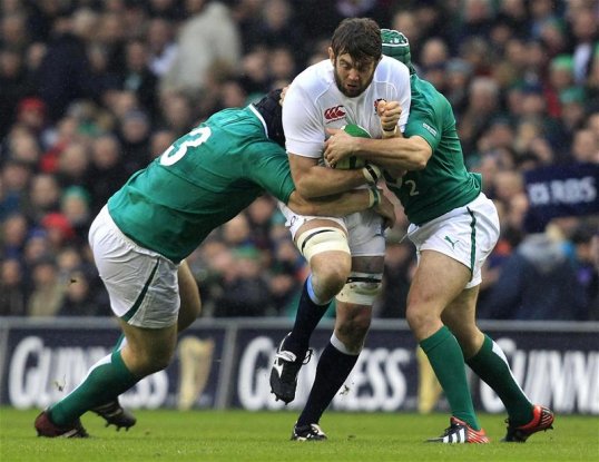 Ireland forward Mike Ross was frustrated his team couldn’t make the extra man count in their defeat to England on Sunday after James Haskell was sin-binned.