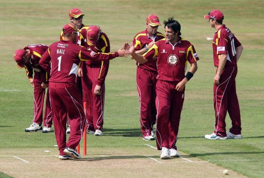 Northamptonshire County Cricket Club has announced a profit despite a rain hit 2012 which reduced gate attendances.