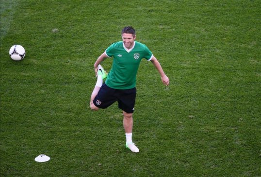 Republic of Ireland striker Robbie Keane has no intention of retiring any time soon and hopes to carry on playing for another “four or five years.”