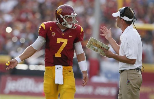 NFL Draft hopeful Matt Barkley has no regrets about delaying his entry into the NFL, preferring to complete his four years at college.