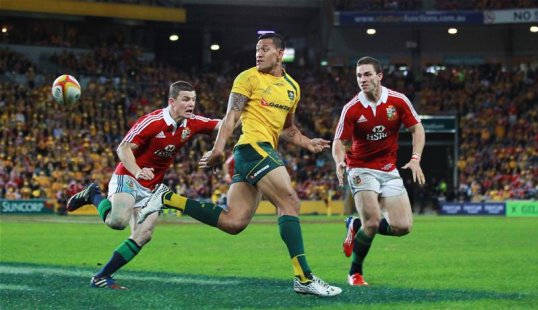 Lions centre Brian O'Driscoll felt that he was hard done by when he conceded to early penalties in the Lions first Test against Australia in Brisbane.