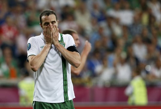 Captain John O’Shea was a deflated man tonight after he saw his Republic of Ireland team battered 6-1 by the dominant force that is Germany.