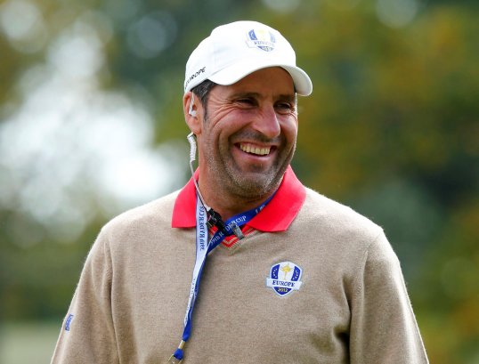 Europe captain Jose Maria Olazabal paid an emotional tribute to Seve Ballesteros during the opening ceremony of the 39th Ryder Cup.