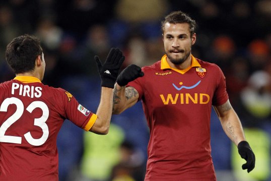 Roma striker Pablo Osvaldo has described himself as “a lunatic.”