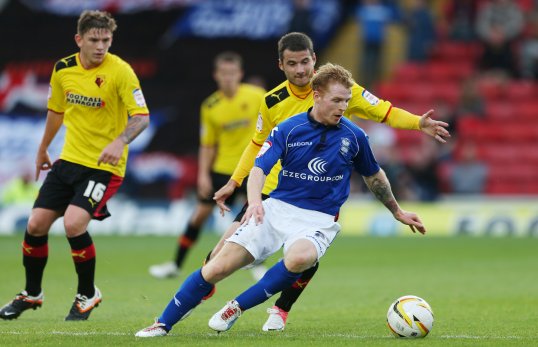 Nottingham Forest are closing in on the signing of Birmingham City winger Chris Burke.