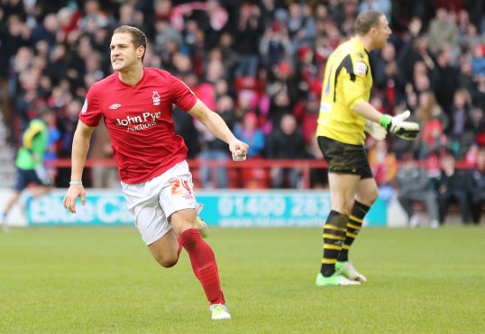 Nottingham Forest striker Billy Sharp believes the club deserve to finish in the play-offs.