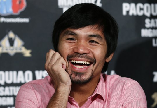Manny Pacquiao has ruled out switching to a career in music, saying his relationship with rapper 50 Cent is just business.